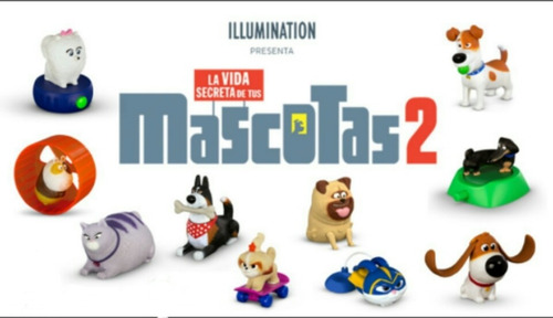 juguetes de mcdonalds la vida secreta de tus mascotas 2